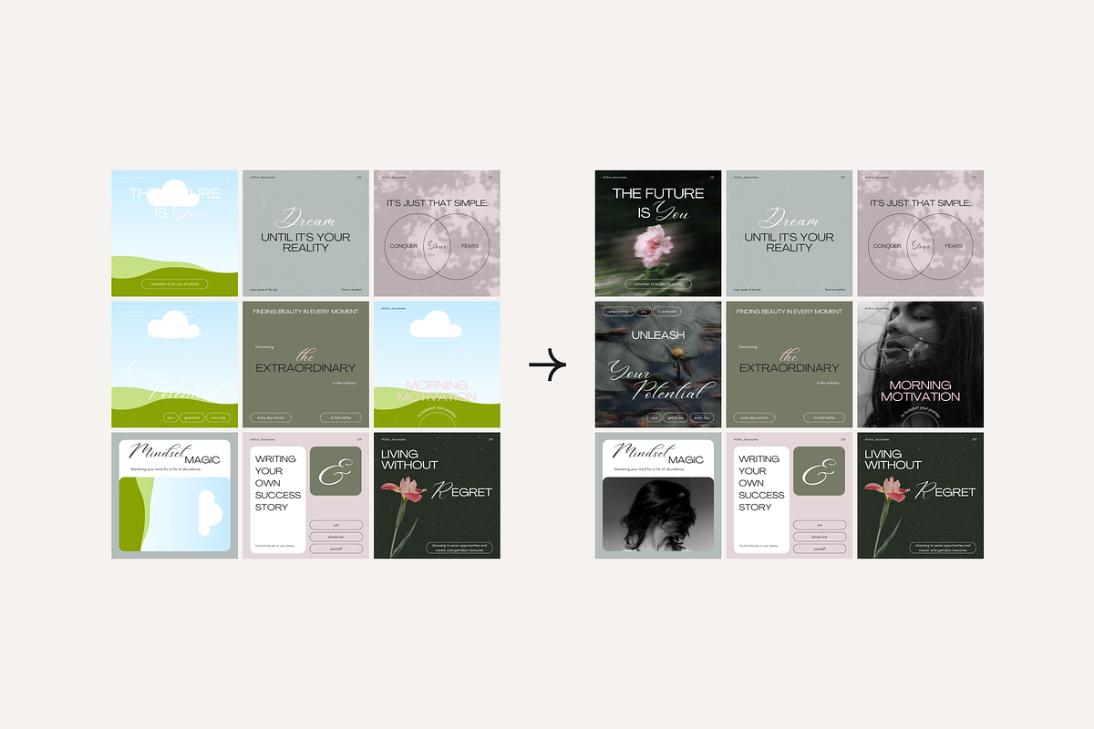 Inspirational Social Media Kit Canva, a Social Media Template by Karisma Studio (Photo 7 of 7)