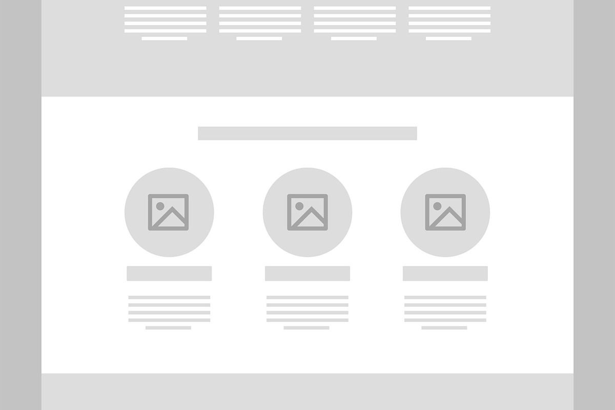 Wireframe Landing Page, a Wireframe Template by CreativeShaper (Photo 4 of 5)