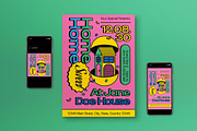 House Warming Party Flyer Set, a Flyer Template by graphicook (Thumbnail 1 of 3)