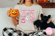 Preppy October Pink Ghost Breast Can, an Illustration by CreationArt (Thumbnail 3 of 4)