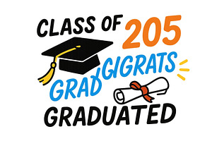 Celebratory design for Class of 205, an Education Illustration by ZinetroN