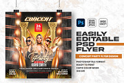 Concert female Party Flyer Design, a Flyer Template by Shajib Shikder (Thumbnail 1 of 2)