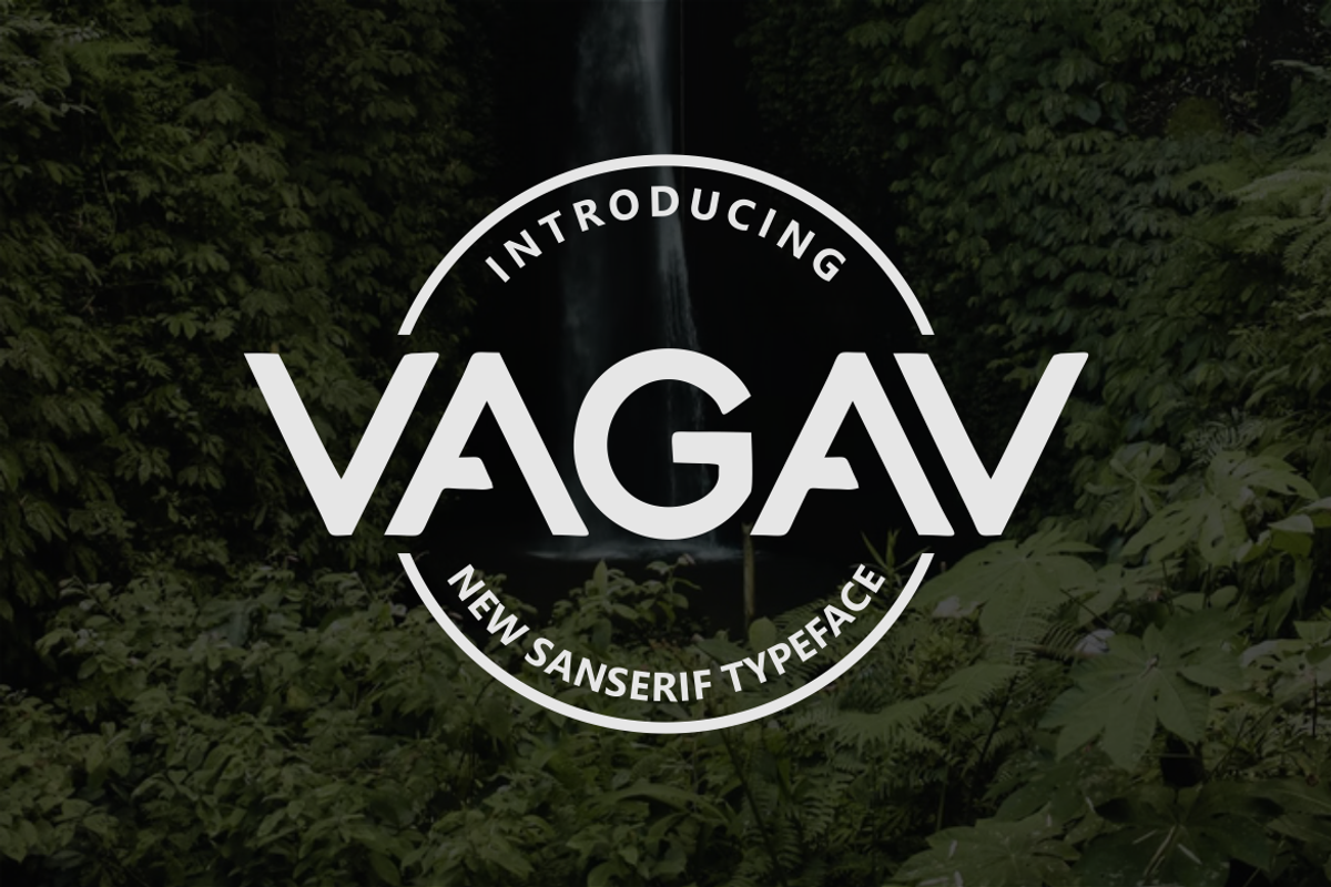 Vagav Font, a Sans Serif Font by brahamb_design (Photo 1 of 3)