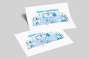 Flat Line Christmas Illustration Set, a Seasonal Illustration by Creative Graphics (Thumbnail 12 of 12)