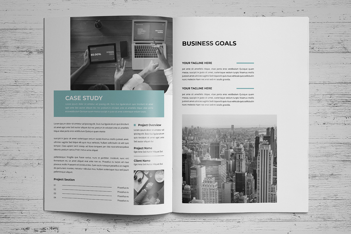 Project Proposal Brochure, a Brochure Template by SamiSimply7 (Photo 8 of 10)