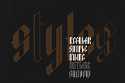 Kingslayer - Modern Blackletter Font, a Blackletter Font by FactoryType Studio (Thumbnail 6 of 10)