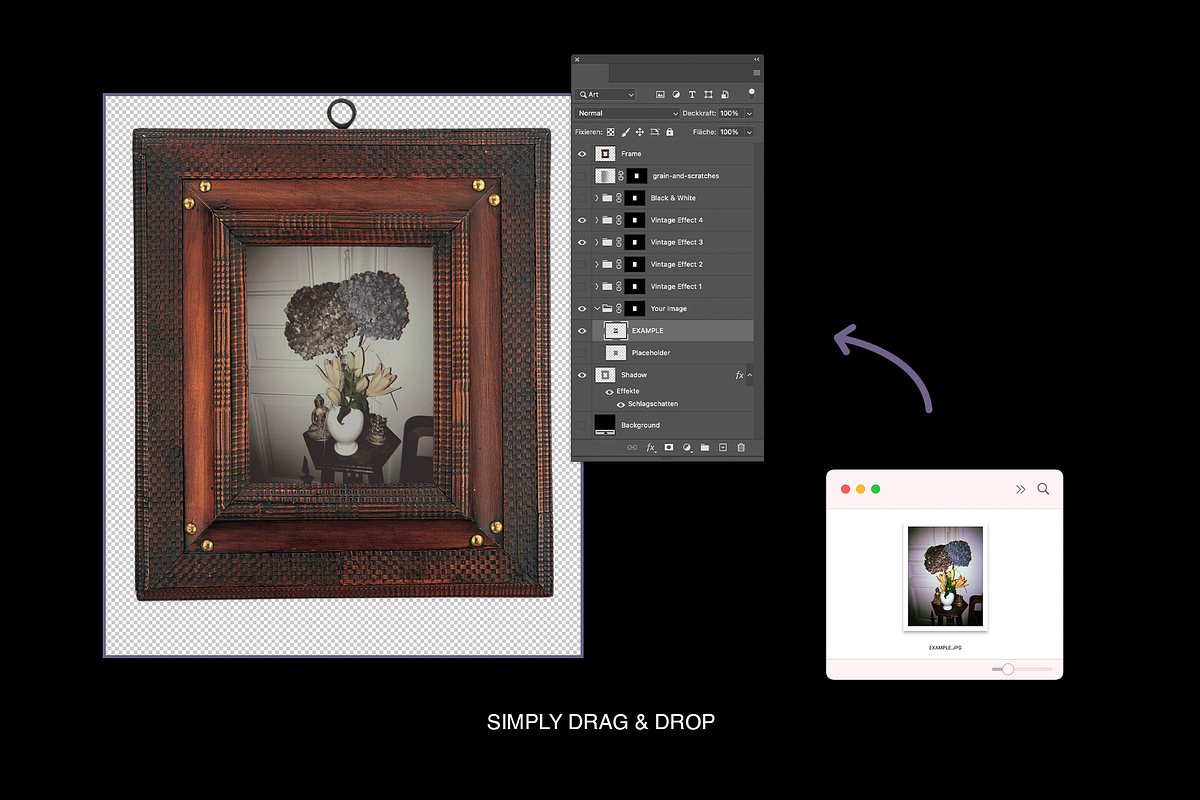 Antique Frames | 9 Mockups, a Mockup by MarkSupply (Photo 2 of 5)