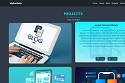 Dynamic Portfolio Website Template, a Landing Page Template by WebMasteryStudio (Thumbnail 7 of 7)