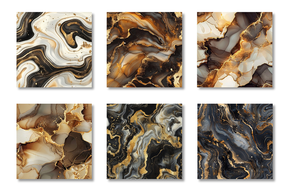 Seamless Geode Pattern Design Bundle, a Pattern Graphic by Canvas Craft (Photo 3 of 6)