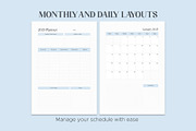 Minimalist 2025 Planner, a Stationery Template by Oshin Design (Thumbnail 3 of 6)
