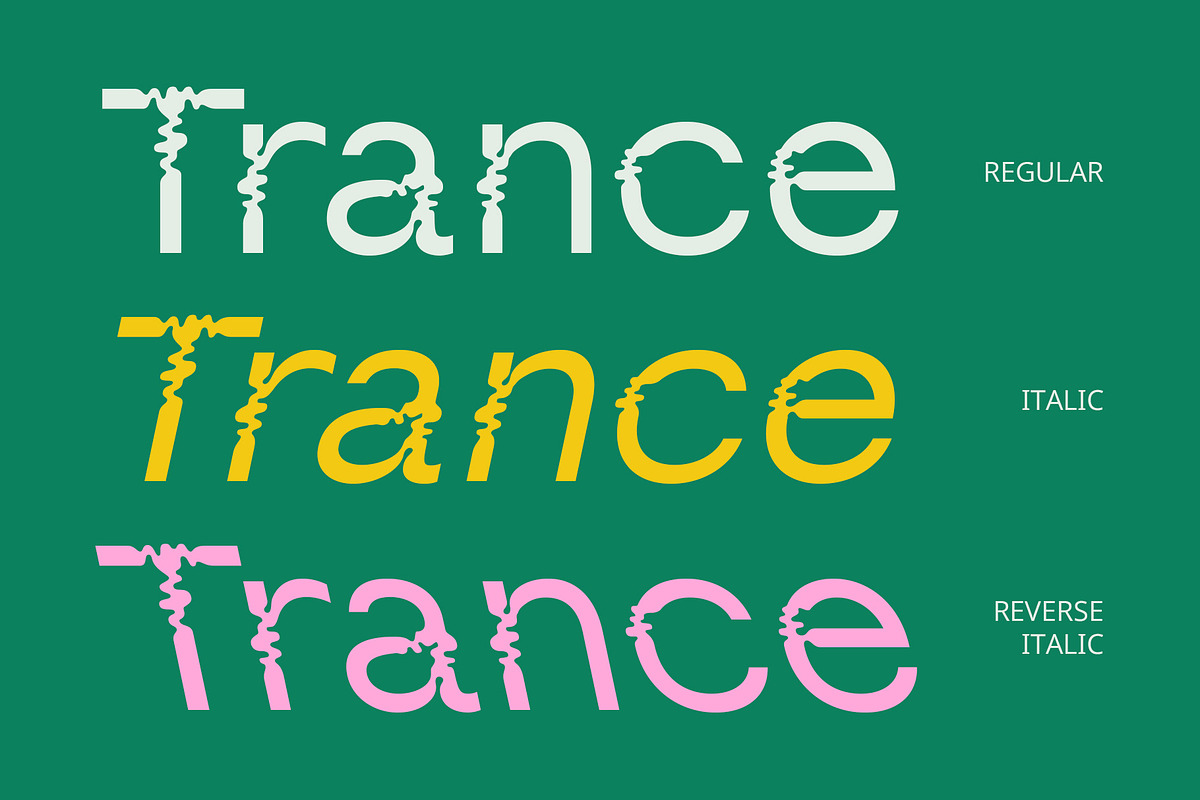CS Pacify – Psychedelic Font, a Sans Serif Font by Craft Supply Co. (Photo 3 of 8)