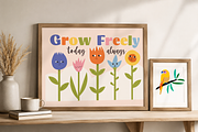 Hand-Cut Paper Flowers & Birds, a Decorative Illustration by Anna Studio (Thumbnail 4 of 11)