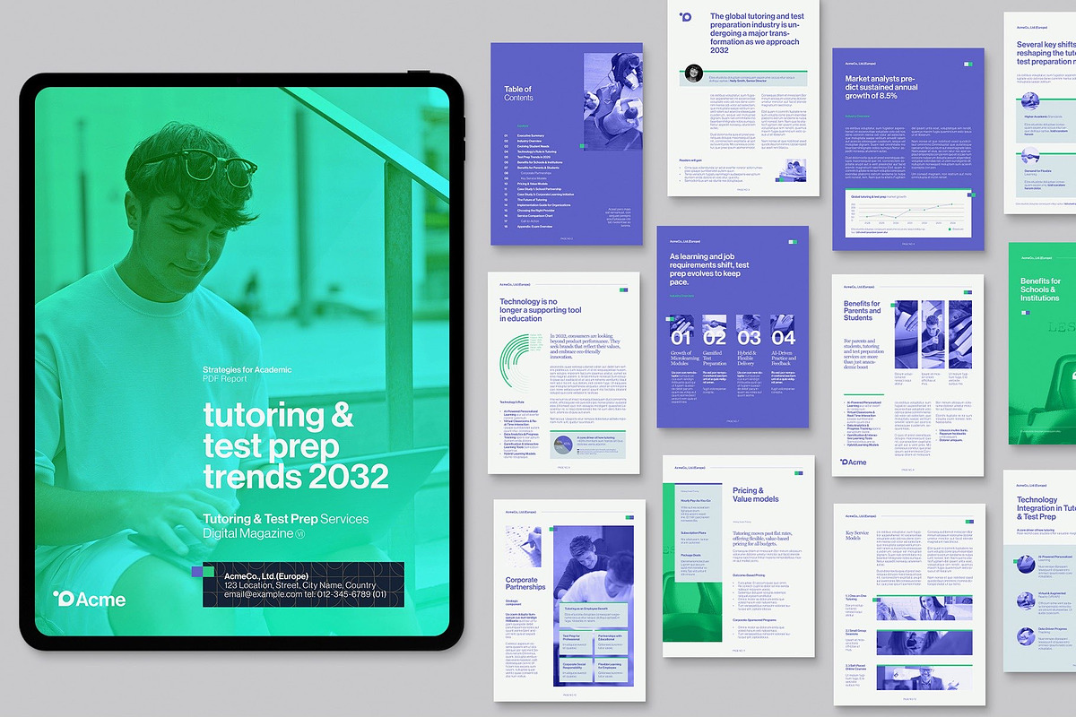 Modern Education Brochure Template, a Brochure Template by BrandPacks (Photo 6 of 6)
