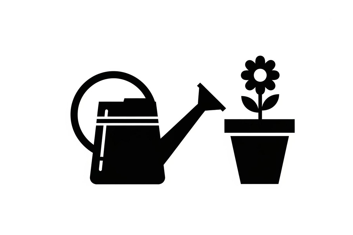 50 Garden Watering Can Silhouette bu, an Illustration by Designer_Momina (Photo 46 of 51)