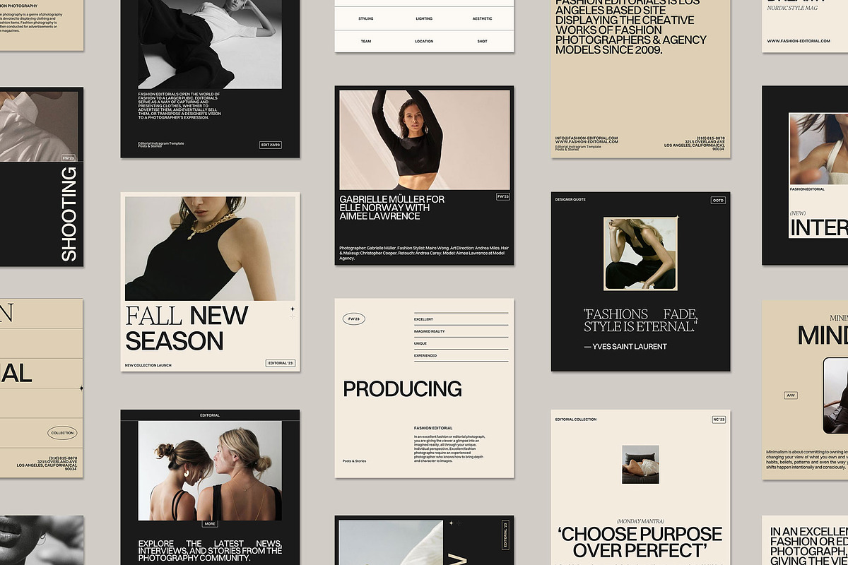 Editorial Social Media Template, a Social Media Template by Moscovita Studio (Photo 18 of 34)