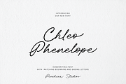 Chleo Phenelope Handwriting, a Handwritten Font by Pinakiaa Studios (Thumbnail 1 of 12)