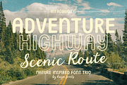 Adventure Highway Retro Nature Font, a Handwritten Font by Kaya Fonts (Thumbnail 1 of 33)