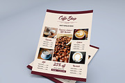 Coffee Shop Flyer Template, a Flyer Template by retrographix (Thumbnail 4 of 5)