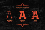 Rusted Bevel Typeface, a Symbol Font by Gleb Guralnyk (Thumbnail 2 of 5)