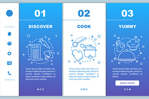 Cooking Food Mobile Web Pages