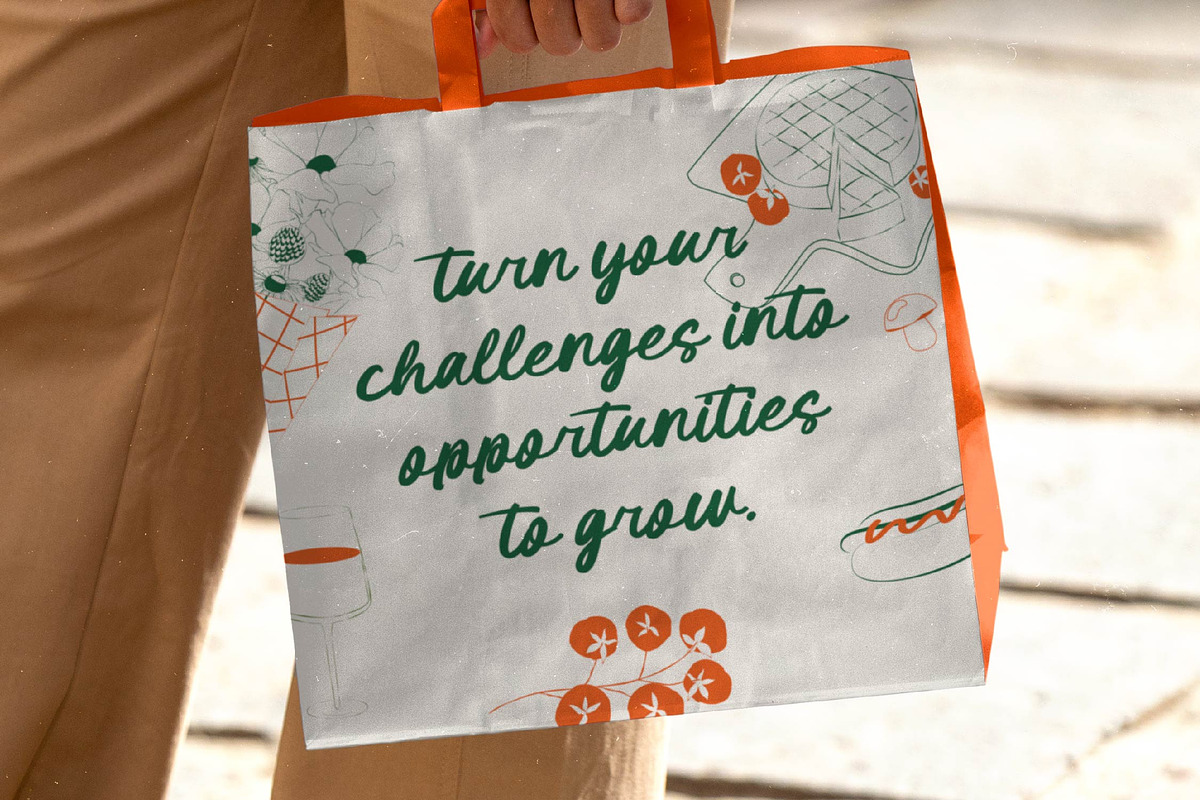 Outdoor Picnic Bold Brush Font, a Script Font by Letterena Studios Script (Photo 7 of 10)