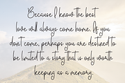 Rainy Morning | Script Font, a Handwritten Font by Scratchones (Thumbnail 6 of 8)