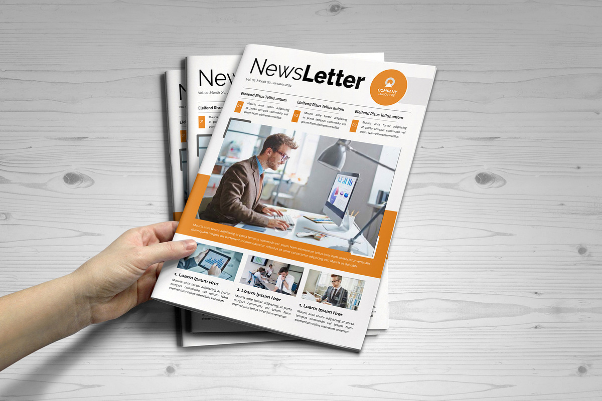 Business Newsletter Template v3, a Brochure Template by JanySultana (Photo 8 of 12)