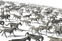 Low Poly Horses Pack by  in 3D