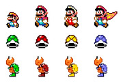 Mega set pixel Mario icons, an Object Illustration by MarkoBabii (Thumbnail 3 of 7)