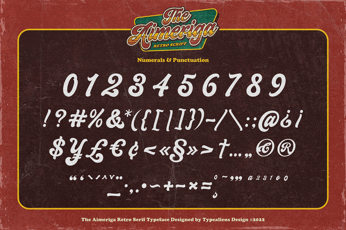 Aimeriga, a Script Font by ilhamtaro (Photo 8 of 10)