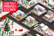Low Poly City Winter Pack, an Environmental 3D Model by Anton Moek (Thumbnail 1 of 9)