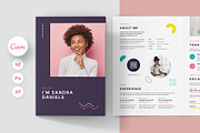The Resume Brochure Bifold Canva, a Resume Template by artbart (Thumbnail 1 of 7)