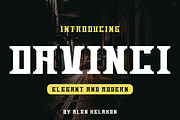 Davinci, a Serif Font by alon kelakon (Thumbnail 1 of 6)