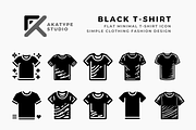 Elegant Black T-Shirt Icon, a Solid Icon by Akatype Studio (Thumbnail 1 of 3)