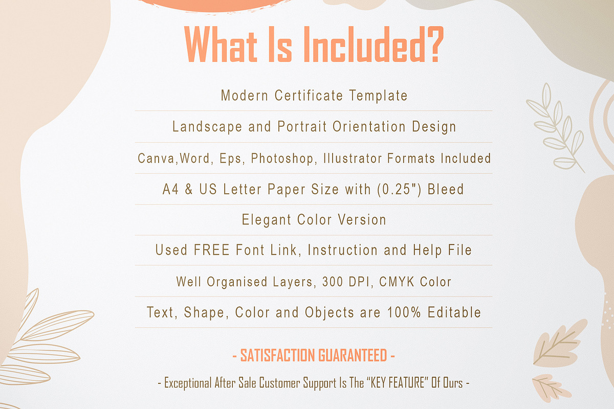 Canva Certificate Template, a Stationery Template by DesignDevisers (Photo 9 of 9)