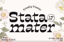 Stata Mater – Classic Serif Font