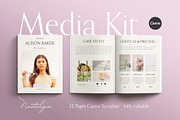 Media Kit Canva Template | Nostalgia, a Print Template by Sierra Creative Studio (Thumbnail 1 of 11)