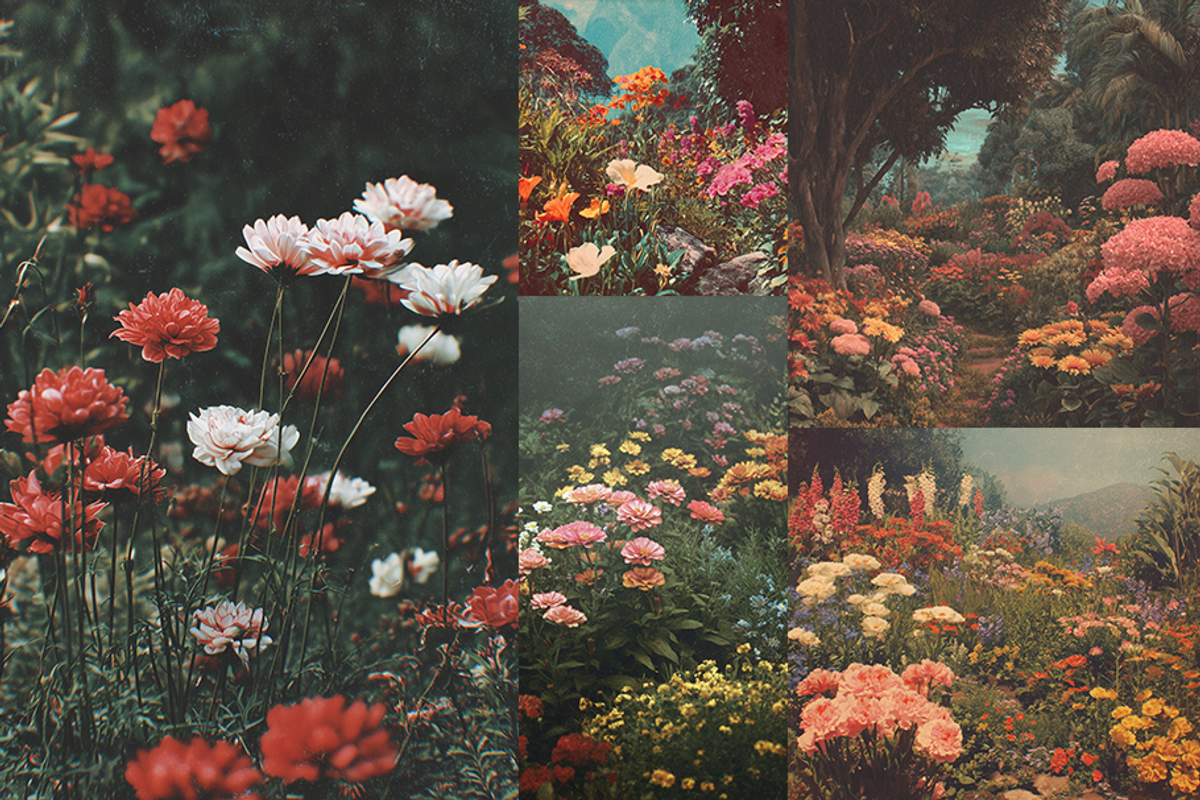 Retro Style Garden, a Nature Photo by Picturesque Stories (Photo 2 of 3)