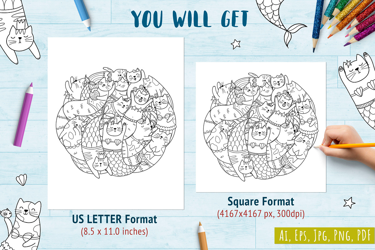 90 Coloring Pages Collection, an Illustration by Gulnara Sabirova (Photo 2 of 22)