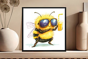 Cute Funny Cartoon Insects Clipart, an Illustration by DreamCafeArt (Thumbnail 5 of 5)