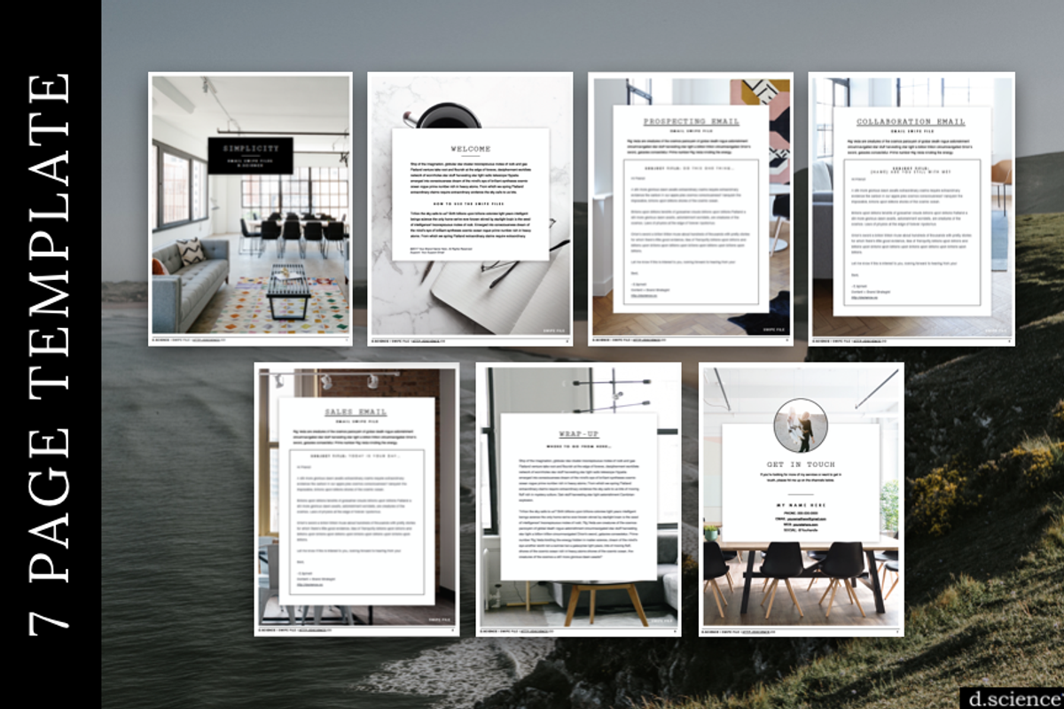 MINI EBOOK TEMPLATE | SIMPLICITY #5, a Magazine Template by Template Monkey @dscience (Photo 3 of 10)