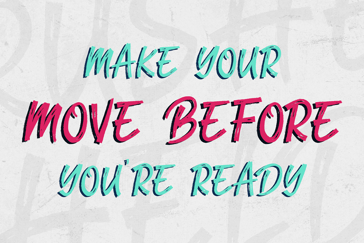 BRUSHELD – Bold Brush Script Font, a Script Font by MEANDSTUDIO (Photo 3 of 8)