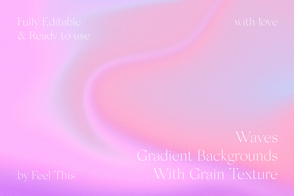 Waves Liquid Gradient Textures, an Object Graphic by Feel This