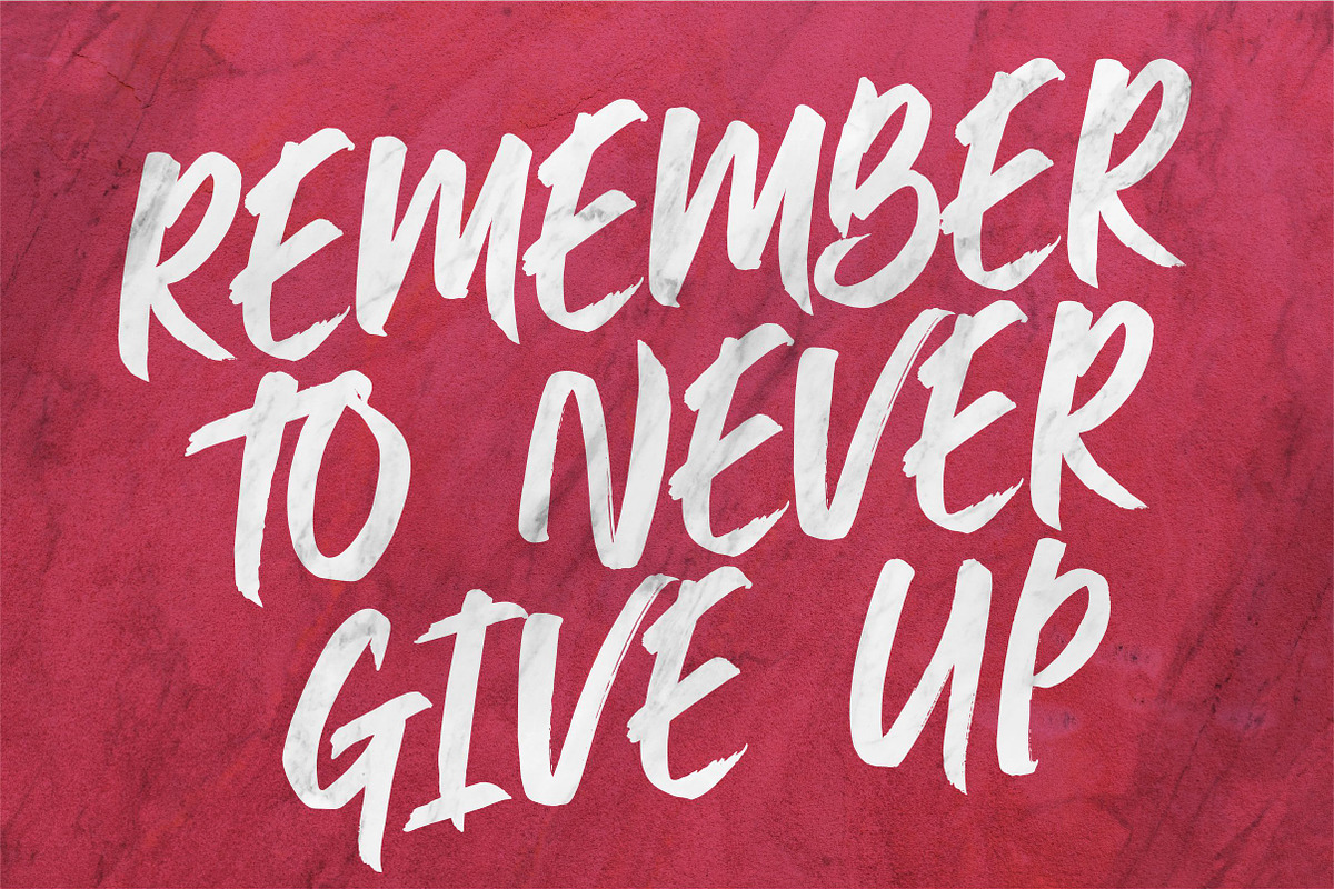 Jushley Shine - BRUSH FONT, a Font by ErgibiStudio (Photo 9 of 11)