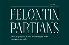 Felontin Partians || Modern Serif