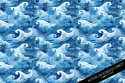 Watercolor Waves Digital Paper, a Pattern Graphic by Chromolume Studio (Thumbnail 25 of 28)