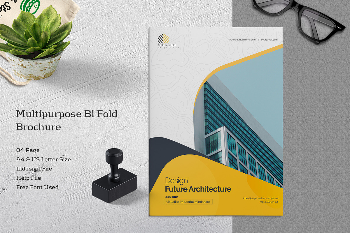 Bi Fold Multipurpose Brochure, a Brochure Template by Addaxx (Photo 1 of 3)