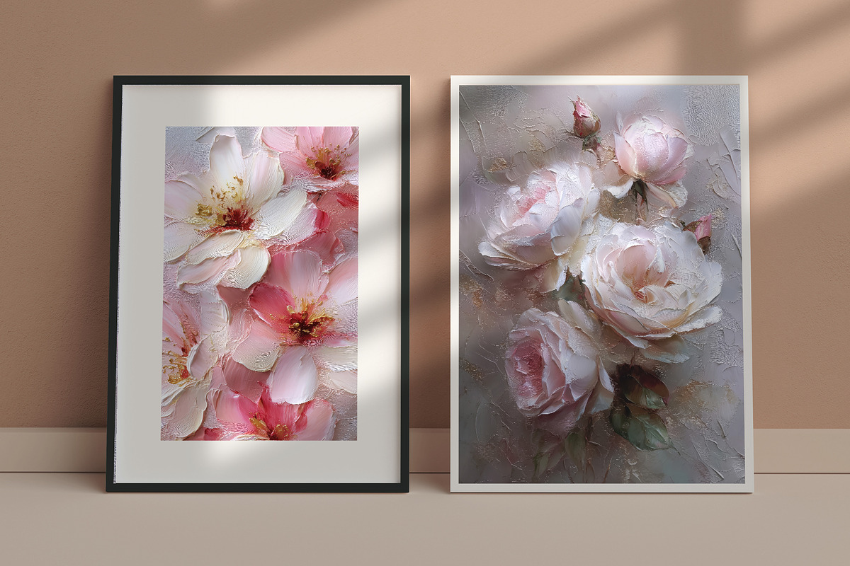 Soft Blush Floral Illustration, a Decorative Illustration by Housui Patterns (Photo 4 of 12)