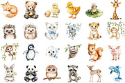 Cute Animals Clipart Baby Animals Pn, an Illustration by Sublimation Artist (Thumbnail 2 of 6)