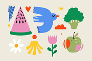 animals, plants, nature and food, an Object Graphic by JULYMILKS (Thumbnail 2 of 2)